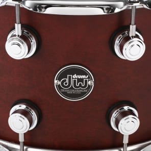 DW Performance Series Maple 8 x 14-inch Snare Drum - Tobacco Satin Oil image 7