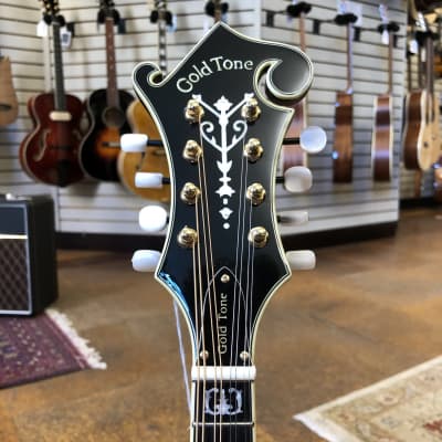 Gold Tone Mastertone GM-70+ F-Style All-Solid Mandolin High Gloss Tobacco Sunburst image 7