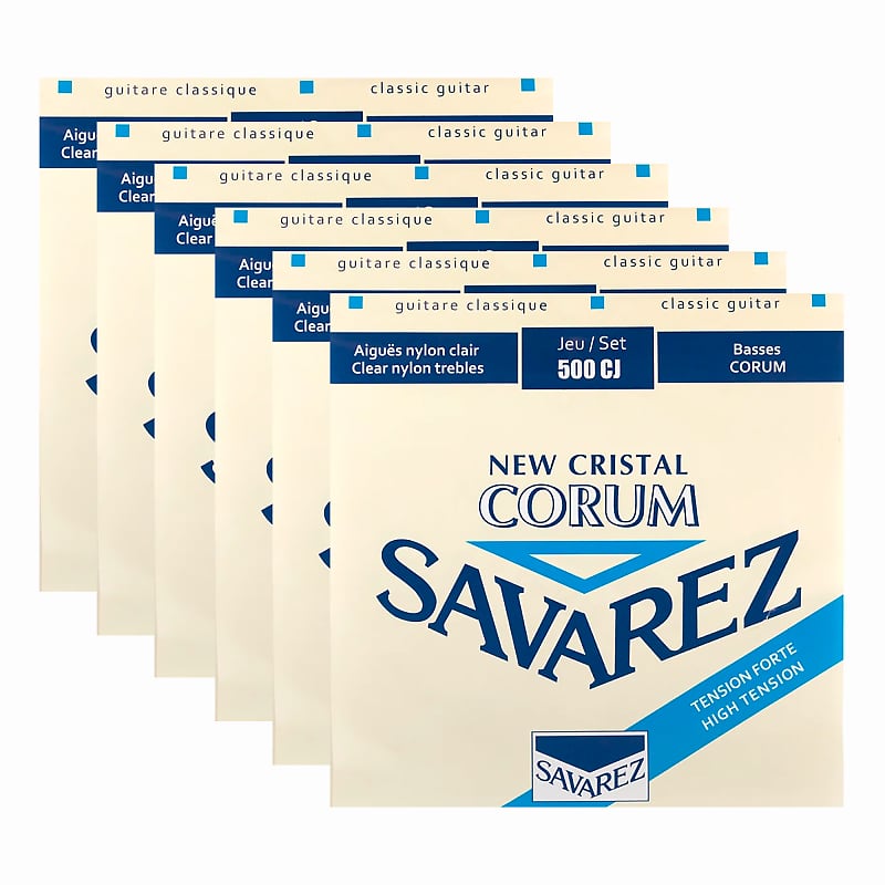 Savarez 500CJ Cristal Corum High Tension Trebles Normal Tension