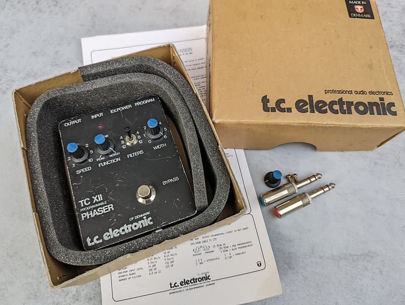 T.C. Electronic TC XII Programmable B/K Phaser 80's E-Guitar