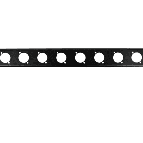 OSP HYC-38-8D 1-Space Rack Panel with 8 D Holes