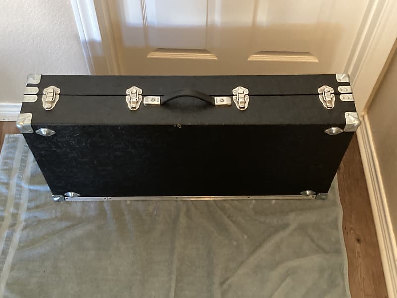 Pedal Steel Guitar Case Vinyl Exterior / Red Velour Reverb