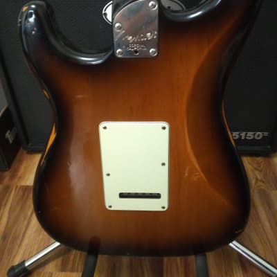 Fender American Deluxe Relic'd Body MIM Deluxe Players Neck The Edge PUs w/Fender Gig Bag VG Cond. FREE LOWER 48 U S Shipping image 6