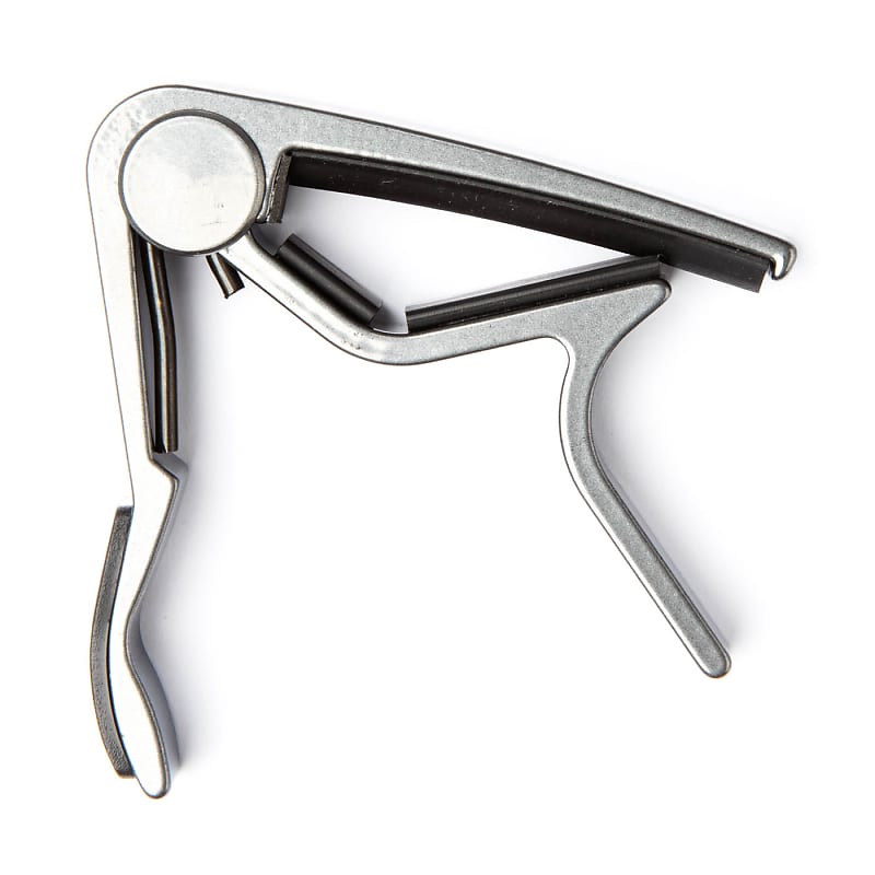 Dunlop Trigger Curved Capo, Smoked Chrome image 1