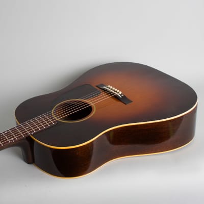 Gibson  J-45 Banner Flat Top Acoustic Guitar (1943), ser. #2656-13, black tolex hard shell case. image 7