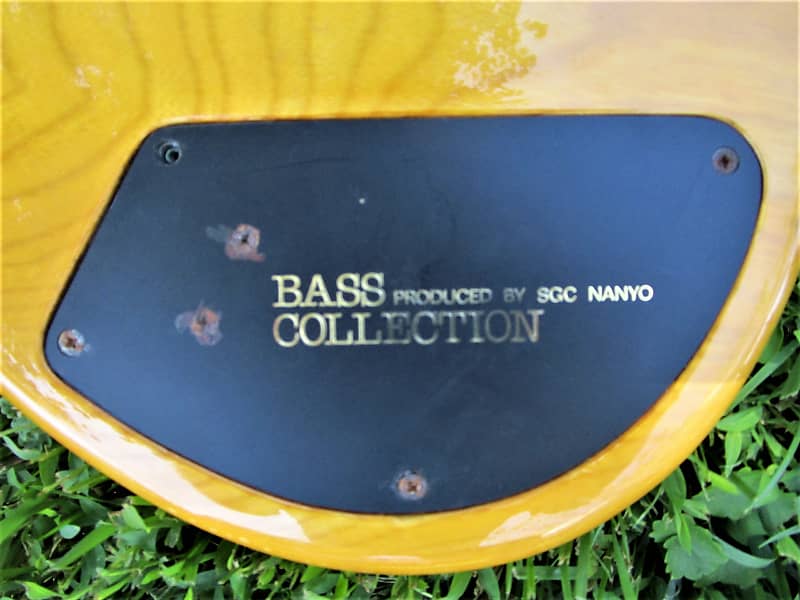 SGC Nanyo Bass Collection , 1990's, Japan, Natural Finish, P & J Pu's,  Three Piece Neck | Reverb