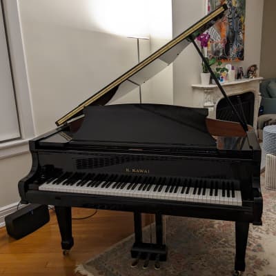 Kawai KG-2E sweet Grand Piano 5'10" Polished Ebony image 4