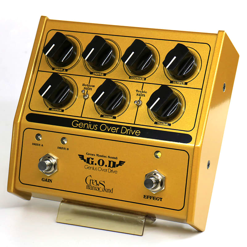 CREWS MANIAC SOUND G.O.D Genius Over Drive LASTRUN GOLD Overdrive for  guitar [SN LRG001] [07/10]