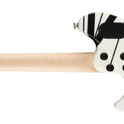 EVH Wolfgang Special Striped Series Ebony Fingerboard Satin Black and White 5107702317 image 2