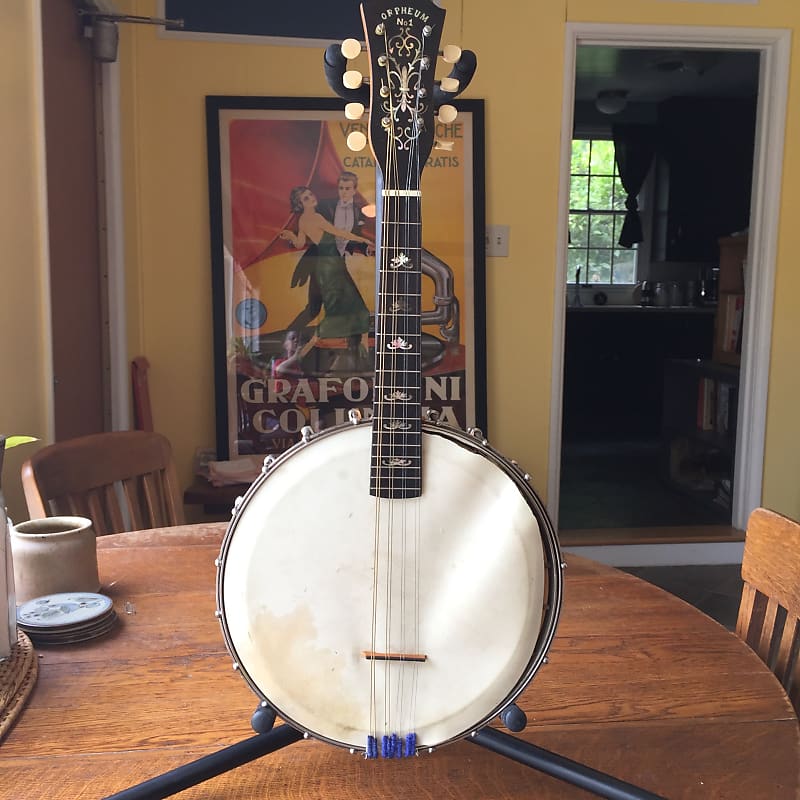 #45- 1916 Orpheum #1 Rhettburg & Lange Banjo/Mandolin | Reverb