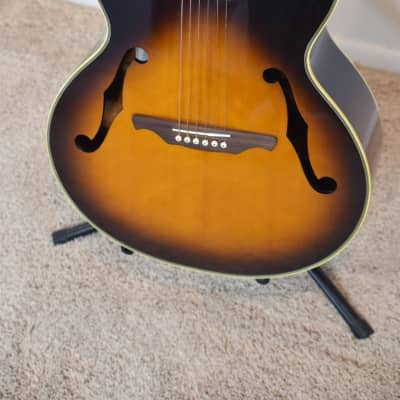 Alvarez Bluesman 5055 - mid 1990s - Artist Series - F hole Acoustic Guitar for sale