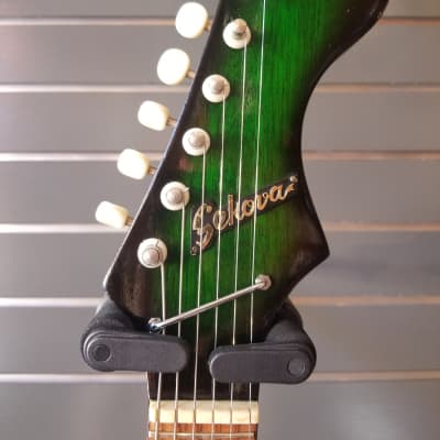 Sekova Bighorn Emerald Green 1960's MIJ Vintage Electric Guitar image 5