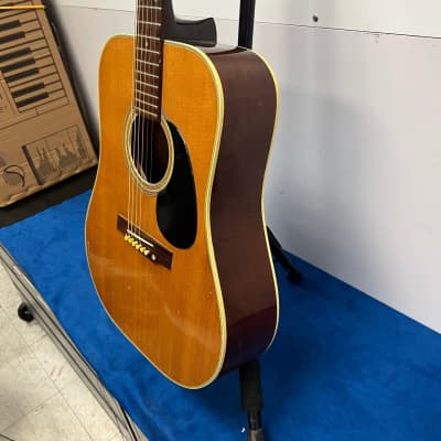 Vintage 1970's Aria A620 Dreadnought Acoustic Guitar Made in
