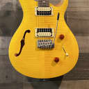PRS SE Custom 22 Semi-Hollow Santana Yellow Display Model