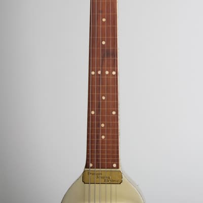 Bronson Singing Electric Lap Steel Electric with Matching Amplifier Guitar, made by National-Dobro Corp. (1935), original black hard shell case. image 16