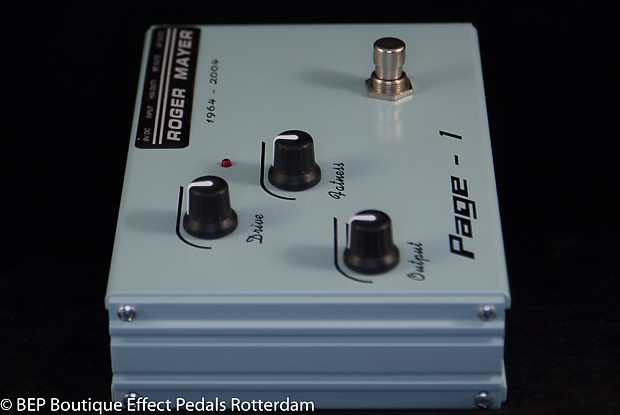 Roger Mayer Page - 1 ギターエフェクター 1964-2004 Guitar Effects Pedals by Roger Mayer - Page1