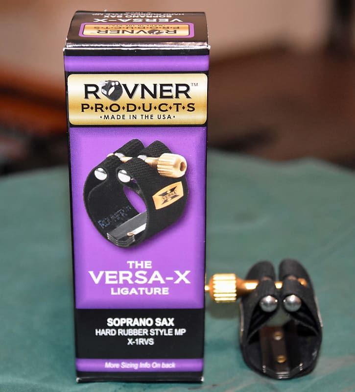 Rovner Star Series Ligature And Cap For Rubber Alto Saxophone