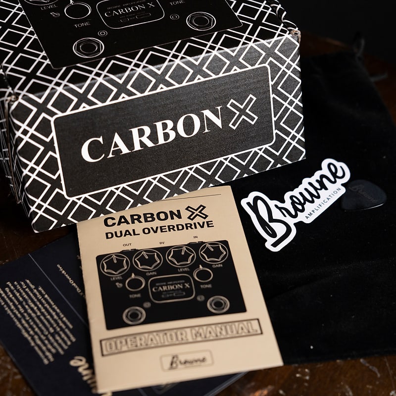 Browne Amplification Carbon X Dual Overdrive | Reverb Browne Amplification Carbon X Dual Overdrive | Reverb