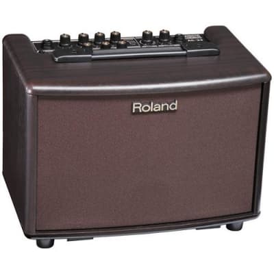 Roland AC33-RW Battery Powered Acoustic Chorus Guitar Amp, Rosewood Finish image 2