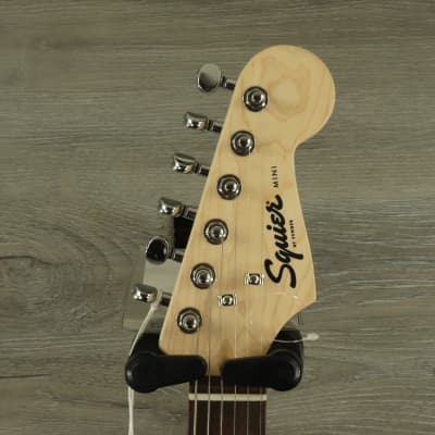 Squier Mini Stratocaster with Laurel Fretboard Shell Pink image 7