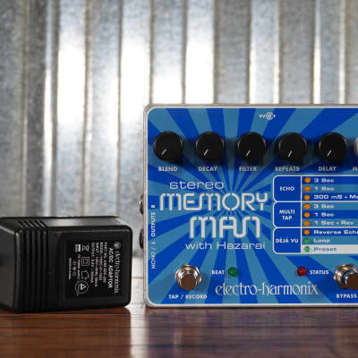 Electro-Harmonix EHX Stereo Memory Man w/ Hazarai Delay & Looper Guitar Effect Pedal image 2