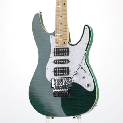 SCHECTER SD II 24 AS See thru Green (S/N:SA090) | Reverb