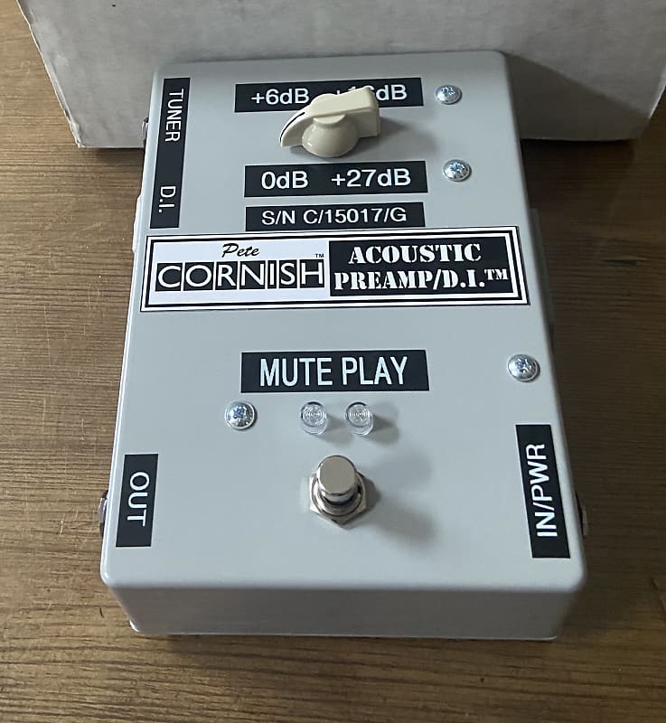 Pete Cornish Acoustic Preamp/DI 2020 - Silver | Reverb