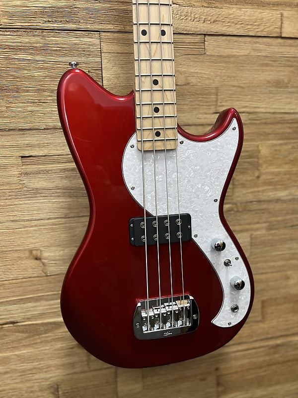 G&L Tribute Series Fallout Short Scale Bass-Candy Apple Red - New! image 1