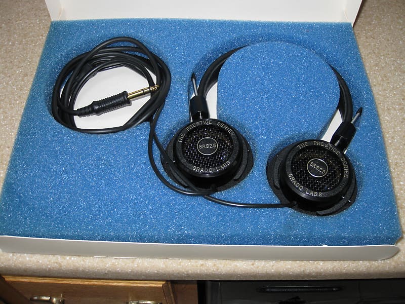 Grado - SR325 Original Black Aluminum Cups w/ Pink Drivers