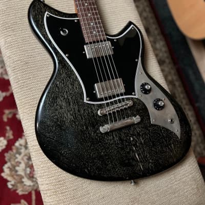 Novo Guitars Serus H2 2022 w/ Mono Case - Silver Fox Dog Hair, 24.75