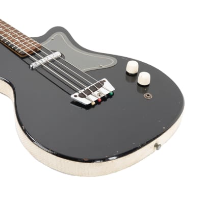 Vintage Silvertone Model 1444 Bass Black 1965 image 7