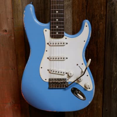 Keith Holland Customs S-ANS #1316 - Taos Turquoise Nitro with Hard Case image 1