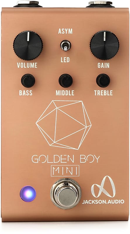 Jackson Audio Golden Boy Mini Overdrive Pedal - Rose Gold image 1