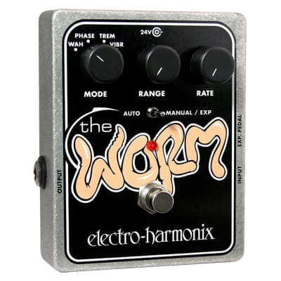 New Electro-Harmonix EHX The Worm Analog Wah Phaser Vibrato Tremolo Guitar Pedal! for sale