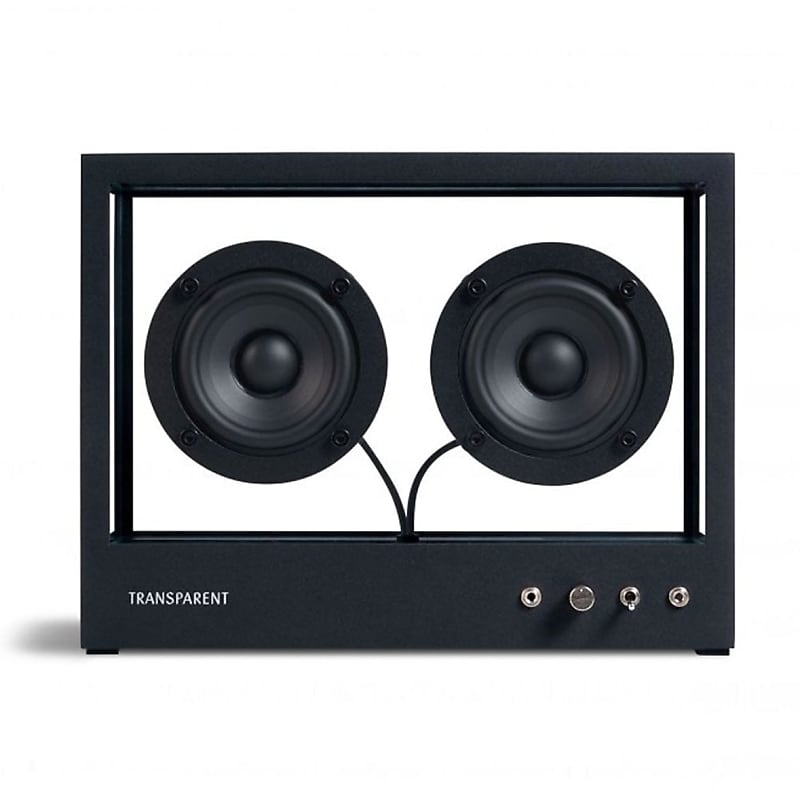 People people Transparent: Transparent Speaker - Small / Black(STS-B) 1  			