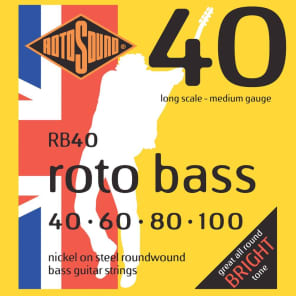 Rotosound RB40-5 Rotobass Long Scale Medium 5-String Bass Strings 40-125