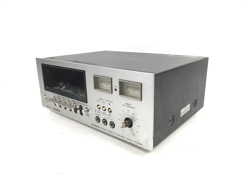 Vintage Pioneer Stereo Cassette Tape Deck Model CT-F2121 image 1