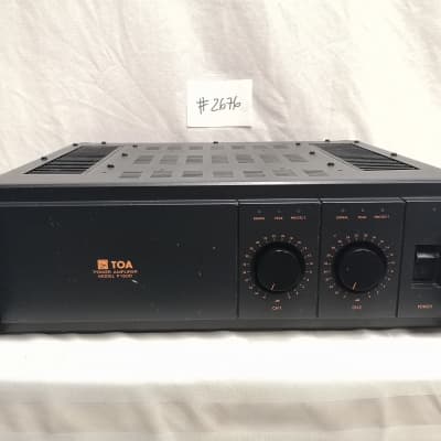 TOA P150D Professional Power Amplifier #2676 Good Used TOA P150D Professional Power Amplifier #2676 Good Used
