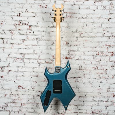 BC Rich - Platinum Series Warlock MIK - Solid Body HH Electric Guitar, Ice Blue Met. - x2080 - USED image 12