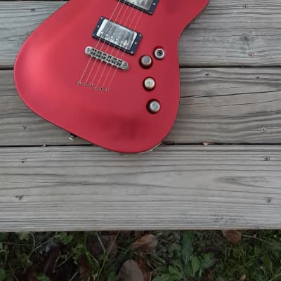 Schecter Lady Luck C-1 Metallic Satin Red 6 String Electric Guitar Made in Korea for sale
