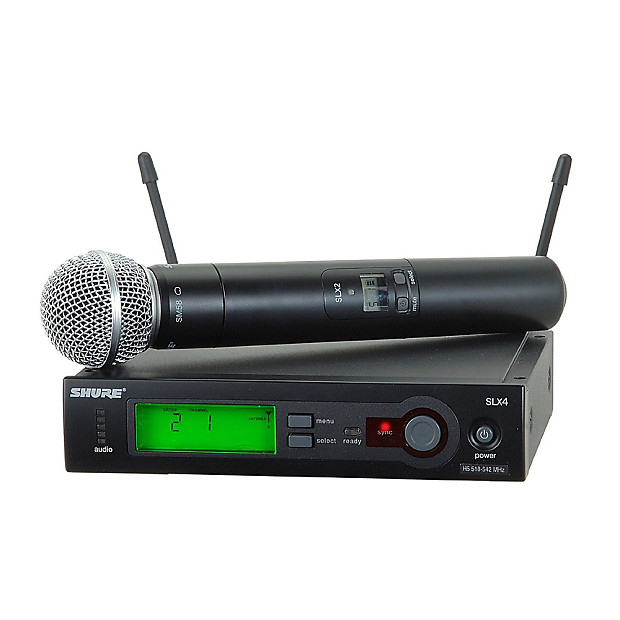 Shure SLX24 / SM58-J3 Wireless Handheld Microphone System image 1