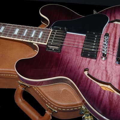 NEW! 2019 Gibson Memphis ES-335 Block Inlay - Figured Purple Burst Burst  Authorized Dealer Warranty! | Reverb