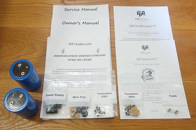 SUMO andromeda II restoration kit filter capacitor repair rebuild fix  			