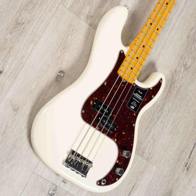 Fender American Professional II Precision Bass, Maple Fingerboard, Olympic White image 2