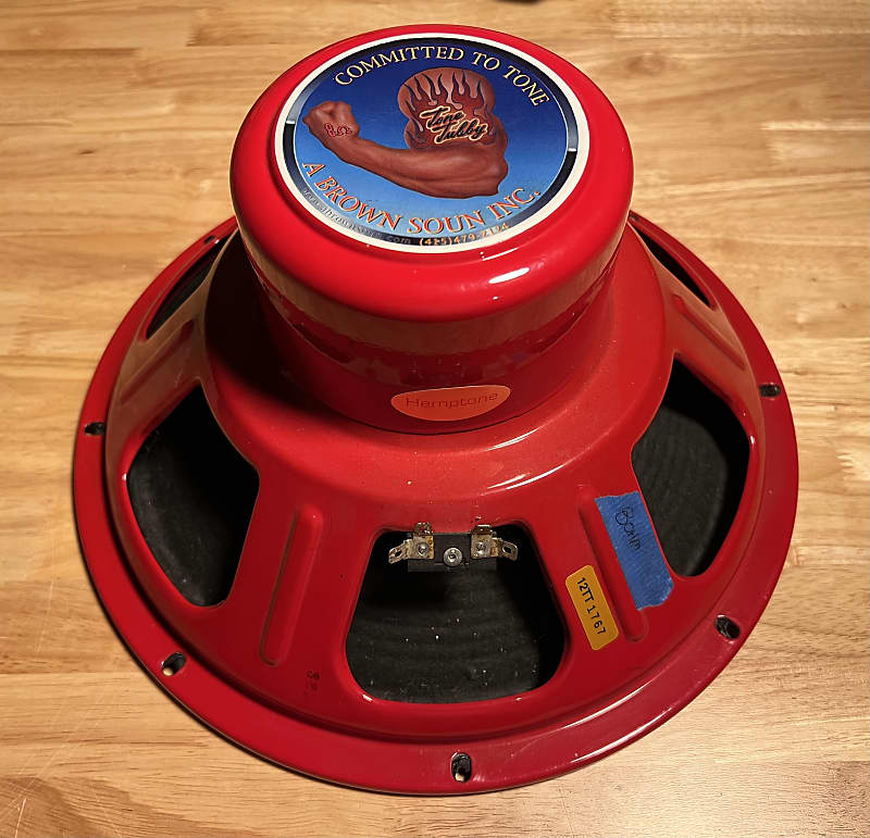 Tone Tubby Red Alnico Speaker With Hemp Cone Red Reverb