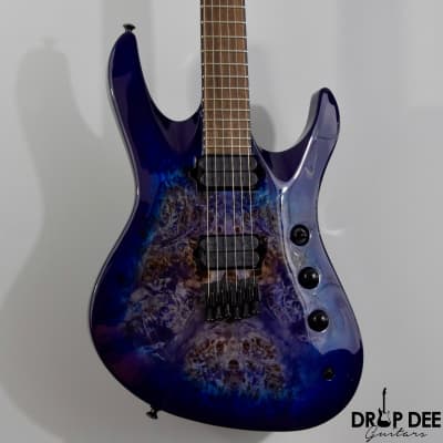 Jackson Pro Series Signature Chris Broderick Soloist HT6P Electric Guitar - Transparent Blue image 3