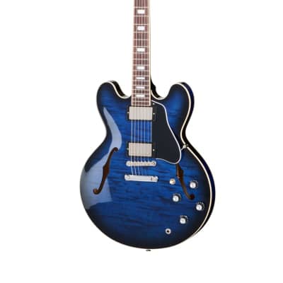 Gibson USA ES-335 Figured Deep Ocean Burst w/case image 2
