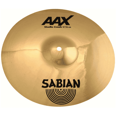 Sabian 13" AAX Studio Crash Cymbal 2002 - 2018
