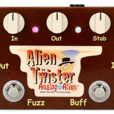 Analog Alien Twister Fuzz / Buffer Electric Guitar Effect Effects Pedal for sale