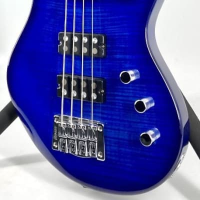 PRS SE Kingfisher 4 String Electric Bass Faded Blue Wrap Around Burst Ser#: E70218 image 3